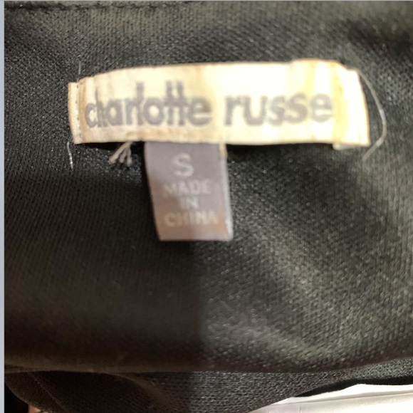 Charlotte Russe Cut Out Sleeve Blouse, Size S - Picture 2 of 2